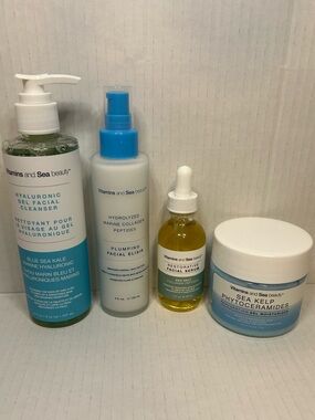 4 PC Vitamins and Sea beauty skin care bundle